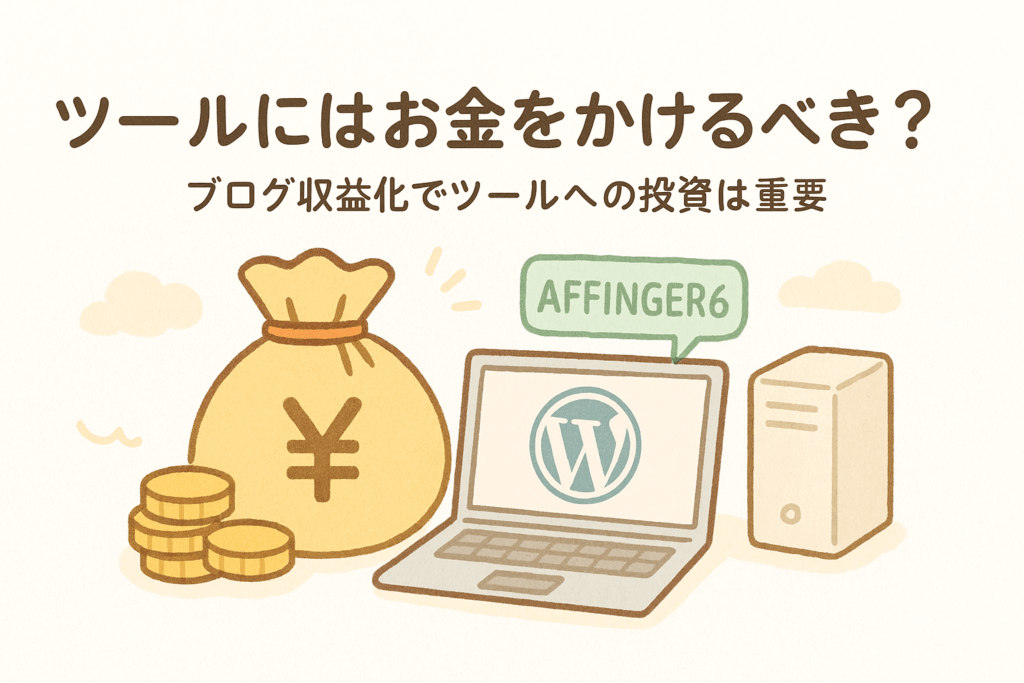 ツールにはお金をかけるべき?