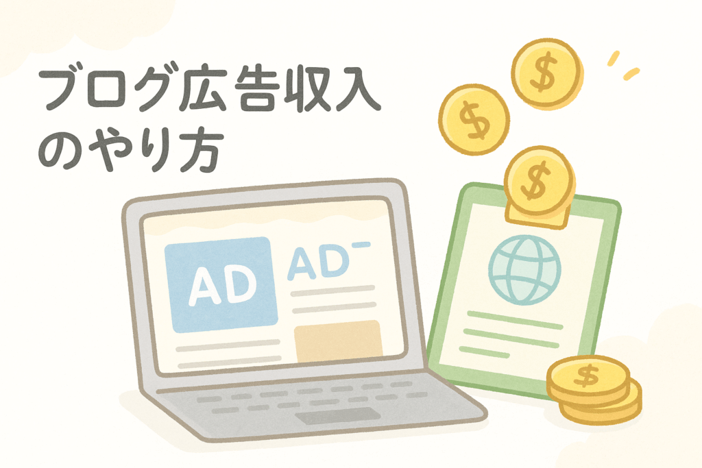 ブログ広告収入のやり方