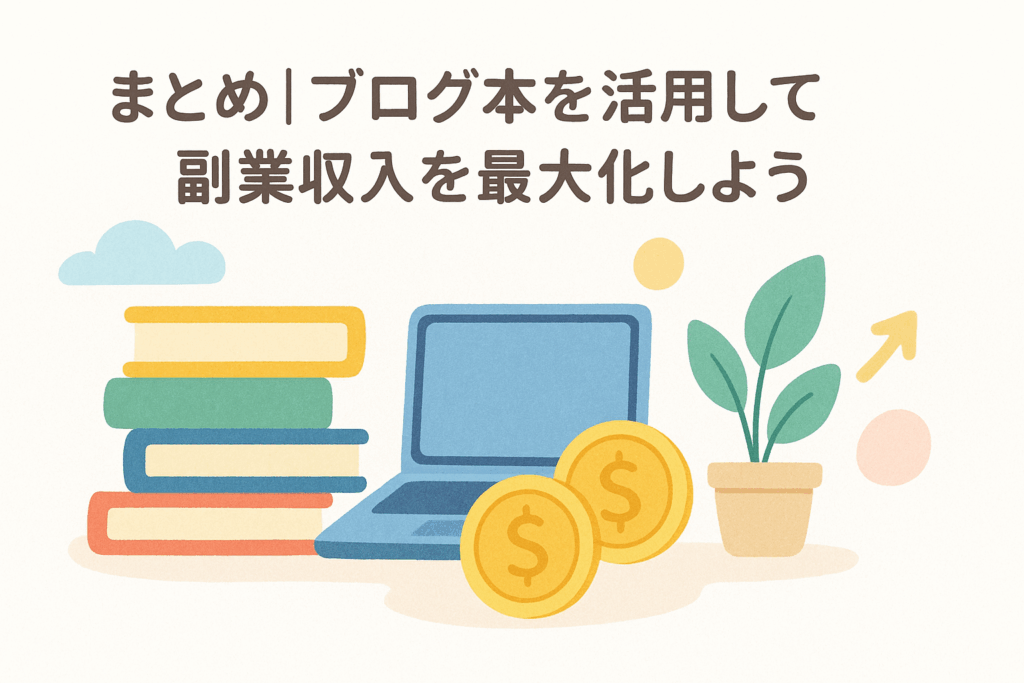 まとめ｜ブログ本を活用して副業収入を最大化しよう